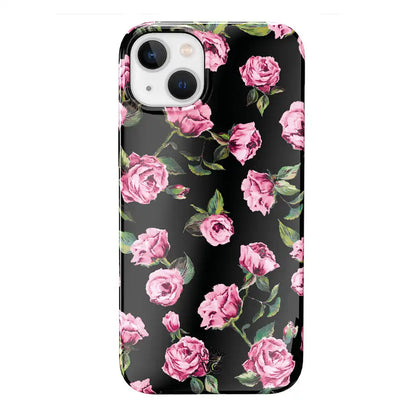 Pink Rose Floral iPhone Case