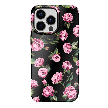 Pink Rose Floral iPhone Case