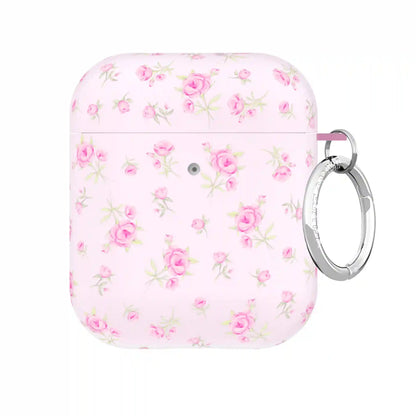 Dainty Pink Floral AirPod Case