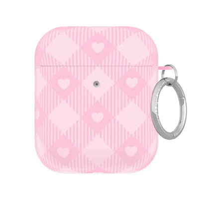 Dolly Pink Gingham AirPod Case