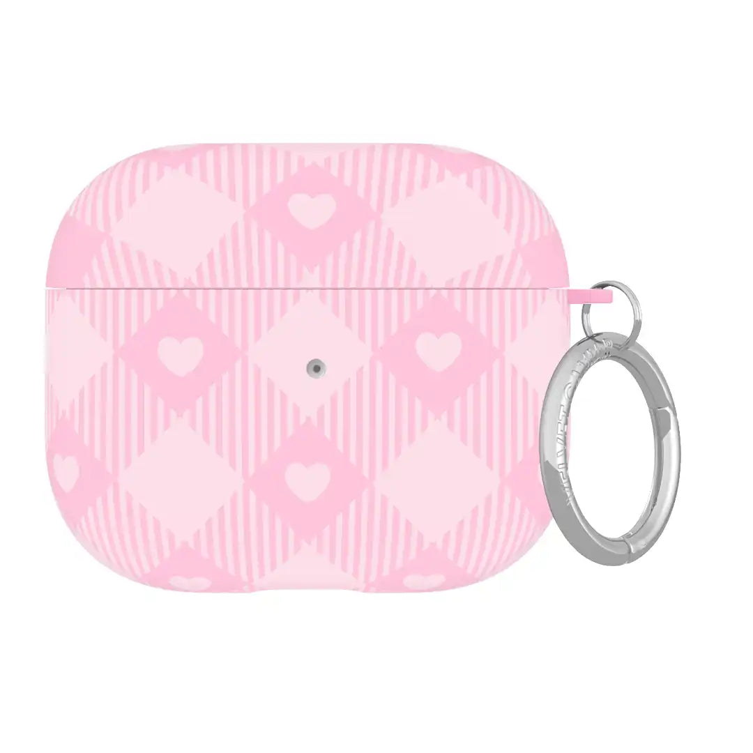 Dolly Pink Gingham AirPod Case