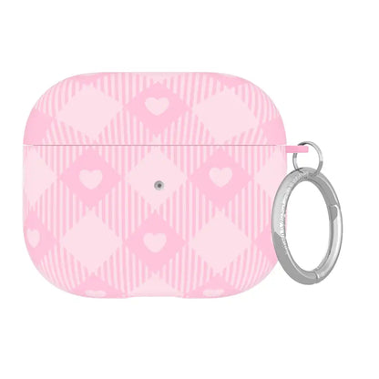 Dolly Pink Gingham AirPod Case