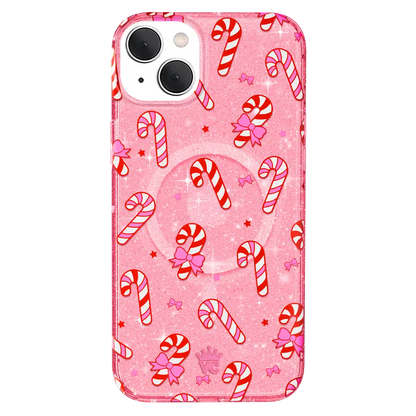 Pink Peppermint Princess iPhone Case