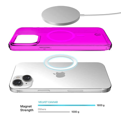 Neon Purple iPhone Case