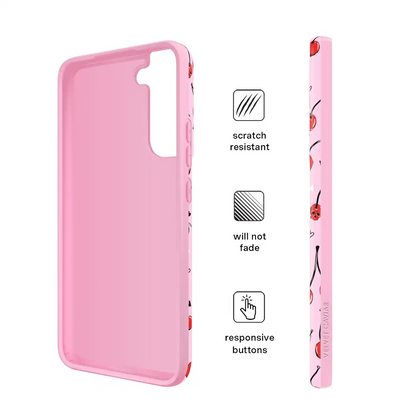 Sour Cherry Skulls Samsung Case