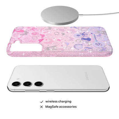 Wicked Glinda’s Bubble Glitter Samsung Case