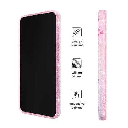 Wicked Glinda’s Bubble Glitter Samsung Case