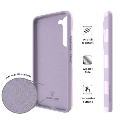 Lilac Vibe Checkered Samsung Case