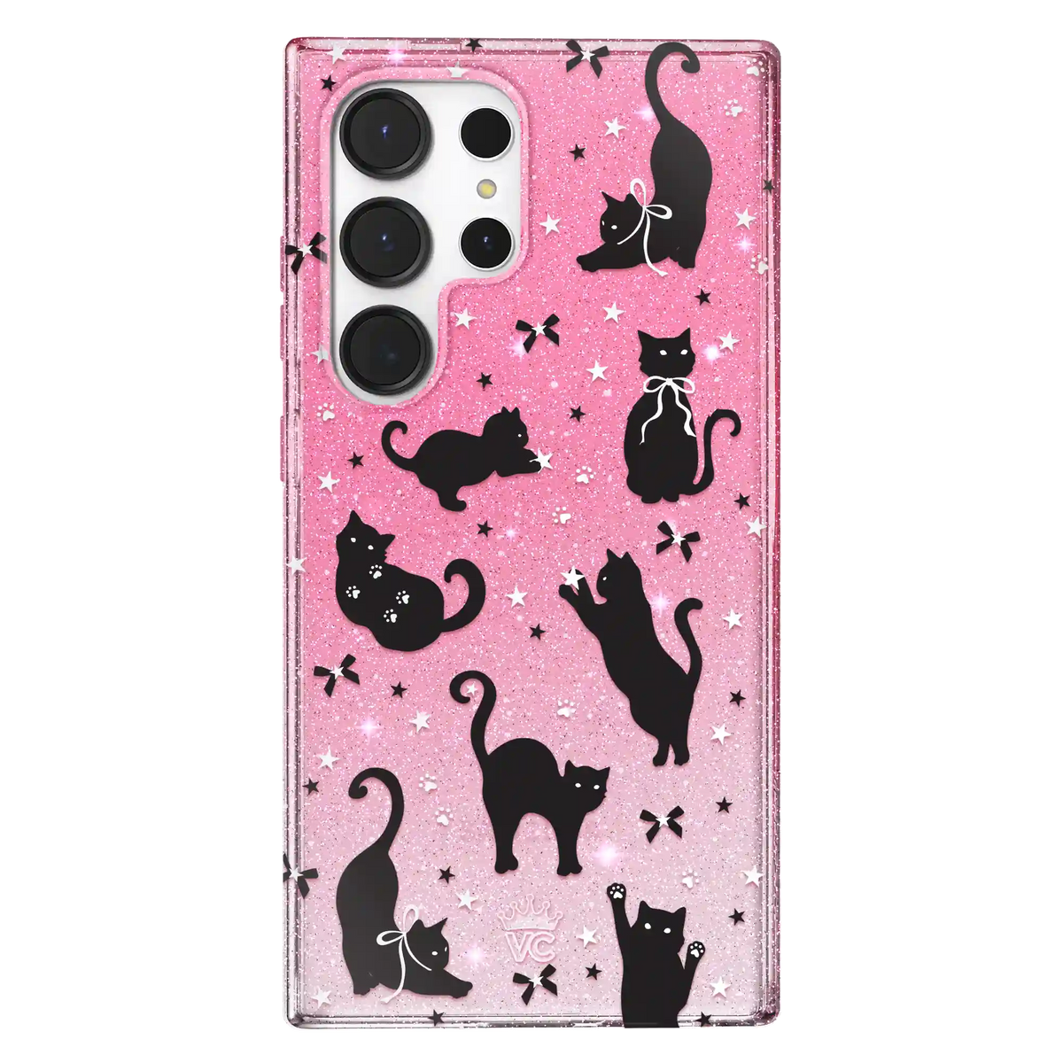 Lucky Kittens Glitter Samsung Case
