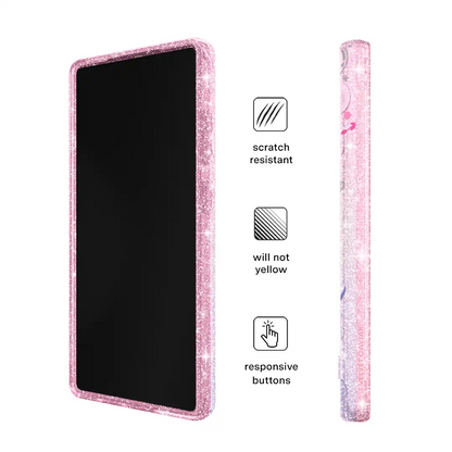 Wicked Glinda’s Bubble Glitter Samsung Case