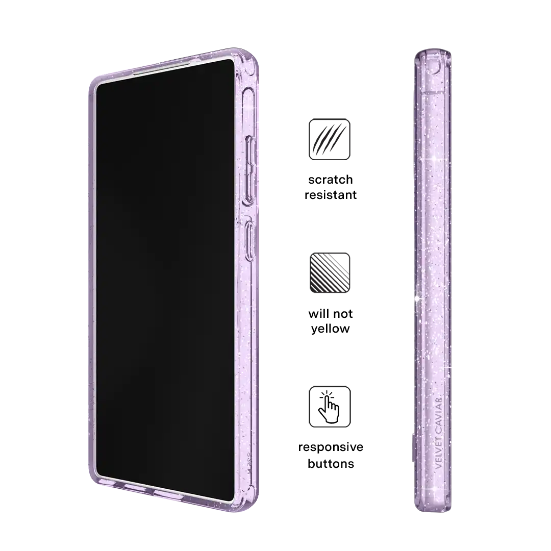 Lilac Stardust Samsung Case