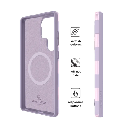 Lilac Vibe Checkered Samsung Case