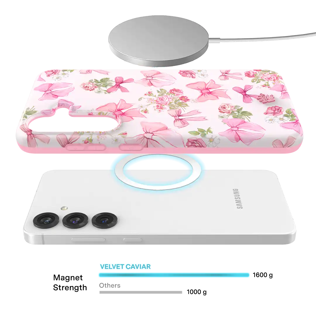 Posie Pink Bow Samsung Case