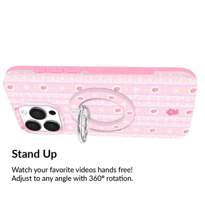 Strawberry Macaron MagSafe Grip Ring